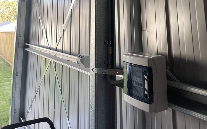Shed electrical installation - switchboard, power points and lighting by Fully Spark'd Electrical Cedar Grove