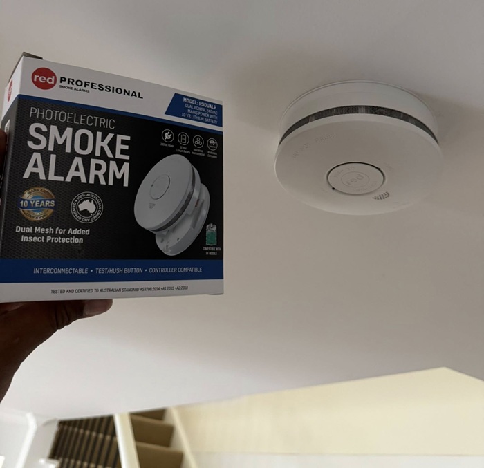 Smoke alarm compliance QLD 2027 - interconnected photoelectric smoke alarm installation by Fully Spark'd Electrical Logan